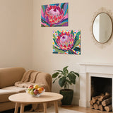 Easy Craft Paint by Number DIY Kit, 50x40cm- POP Art Protea