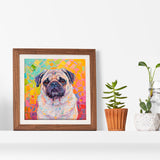 Diamond Painting DIY Kit,Full Drill, 30x30cm - Dog
