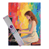 Diamond Painting DIY Kit,Full Drill, 40x30cm-Music