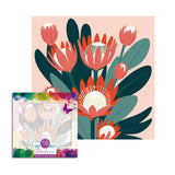 Easy Craft Paint by Number DIY Kit, 20x20 Flowers