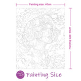 Easy Craft Paint by Number DIY Kit, 50x40cm- Dreaming Girl