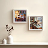 Diamond Painting DIY Kit,Full Drill, 30x30cm - Cat