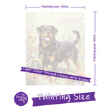 Easy Craft Paint by Number DIY Kit, 50x40cm- Dog Series 02