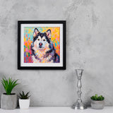 Diamond Painting DIY Kit,Full Drill, 30x30cm - Dog
