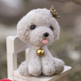 Wool felt DIY kit -Puppy Poodle