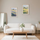 Diamond Painting DIY Kit,Full Drill, 50x30cm-The Cottage in Flowers