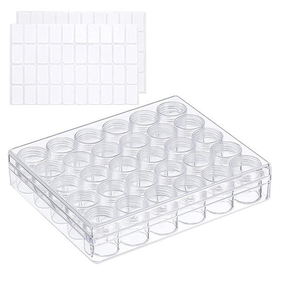 Limited quantity - One Storage Boxes with 30 Round Slots for Diamond Painting