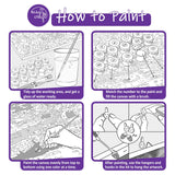 Easy Craft Paint by Number DIY Kit, 50x40cm- Rose in Book