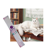 Diamond Painting DIY Kit,Full Drill, 30x30cm - Cat