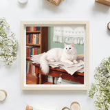 Diamond Painting DIY Kit,Full Drill, 30x30cm - Cat