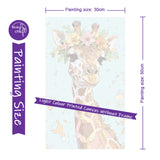 Easy Craft Paint by Number DIY Kit, 50x30cm-Wild Animals