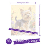 Easy Craft Paint by Number DIY Kit, 50x40cm- Dog Series 03