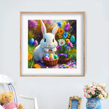 Easy Craft Diamond Painting DIY Kit, 30x30cm- Easter Bunny