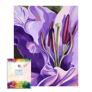 Easy Craft Paint by Number DIY Kit, 50x40cm- Petal Series 01 111