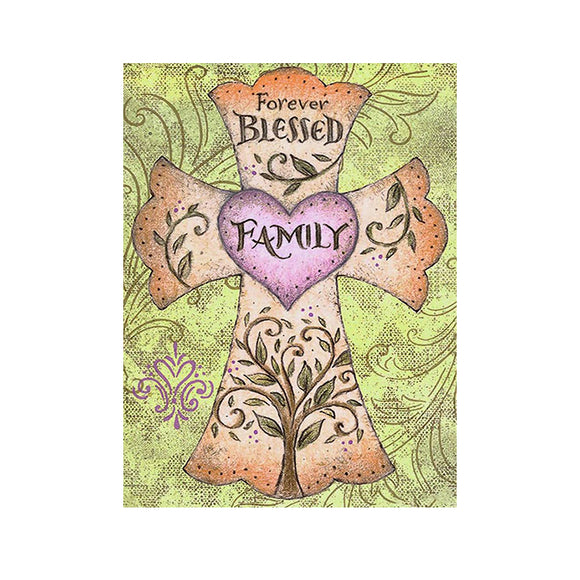 Easy Craft Diamond Painting DIY Kit, 40x30cm- Blessed Family