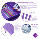 Diamond Painting Easy Tool Set 03 Purple Kit