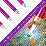 Diamond Painting Easy Tool Set 03 Purple Kit