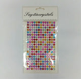 Color Crystal Stickers, 260pcs