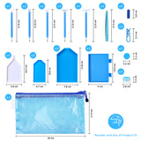 Diamond Painting Easy Tool Set Blue Kit With 30 Slots Storage Box