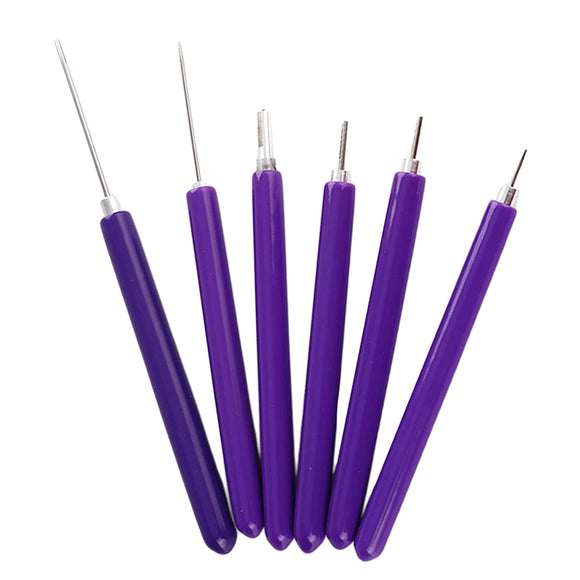 Dark Violet Quilling Tool 6pcs