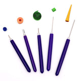 Set of Dark Violet Quilling Tool 5pcs