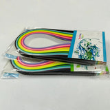 Paper Quilling Strips - 7/10mm in width, 390mm in length, 26 color, 160pcs