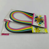 Paper Quilling Strips - 3mm/5mm in width, 390mm in length, 24 color, 120pcs