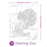 Easy Craft Paint by Number DIY Kit, 50x40cm- You Are Loved