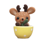 Wool felt DIY kit - Little Deer in Cup