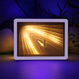 3D Paper Cutting Light Box, ABS Frame (White) - My Space