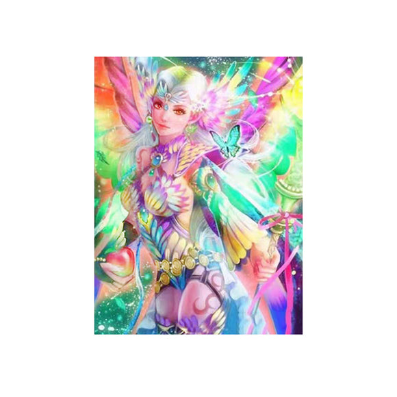 Diamond Painting DIY Kit,Full Drill, 40x30cm- Colorful Fairy