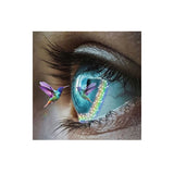 Diamond Painting DIY Kit,Full Drill, 30x30cm- Eye and Hummingbird