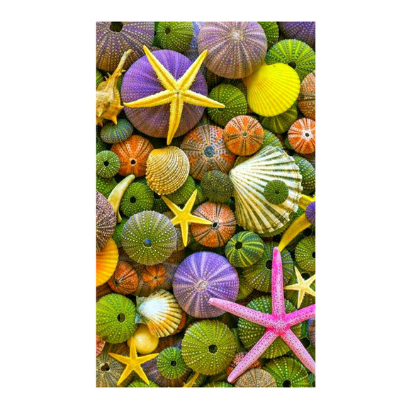 Easy Craft Diamond Painting DIY Kit, 50x30cm- Starfish, Shells