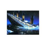 Diamond Painting DIY Kit,Full Drill, 40x30cm- Sinking of the Ship, Titanic