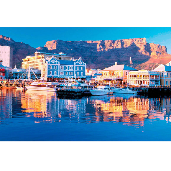 Diamond Painting DIY Kit,Full Drill, 60x40cm- Table Mountain/V&A Waterfront