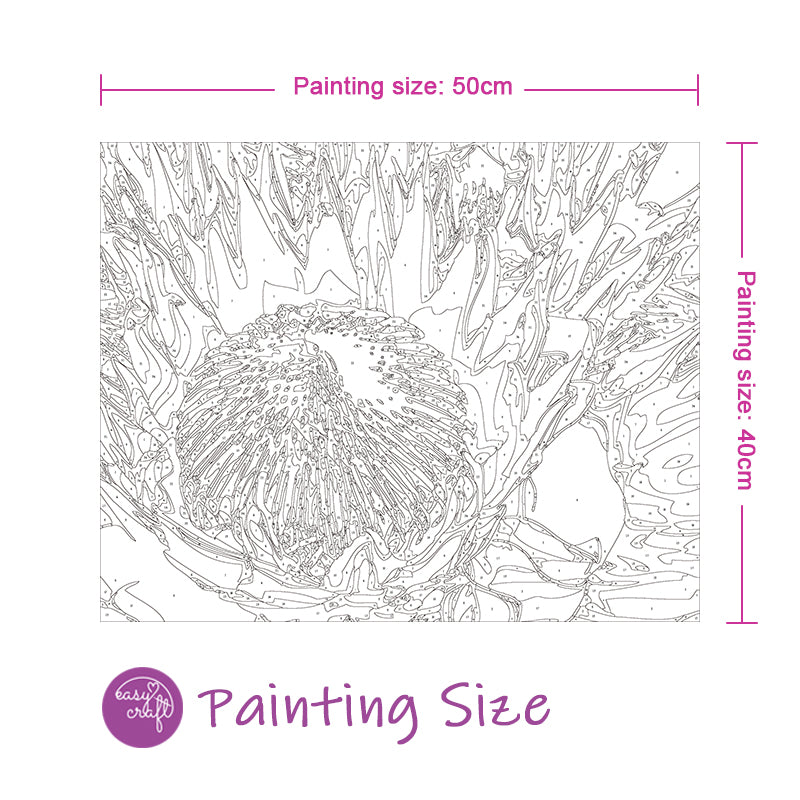 easy-craft-paint-by-number-diy-kit-50x40cm-protea-pink-red-white-easy-craft-sa for Printable Free Paint By Numbers Templates Easy Craft Paint by Number DIY Kit, 50x40cm- Protea Pink, Red, White - – Easy Craft SA for Printable Free Paint By Numbers Templates