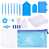 Diamond Painting Easy Tool Set Blue Kit With 30 Slots Storage Box