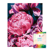 Easy Craft Paint by Number DIY Kit, 50x40cm- Peony Bud (New Tube)