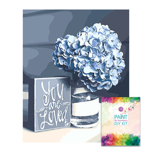 Easy Craft Paint by Number DIY Kit, 50x40cm- You Are Loved